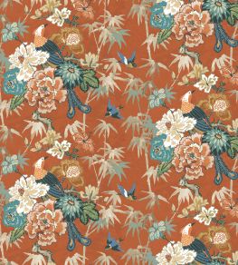 Maluku Fabric by Arley House Burnt Orange