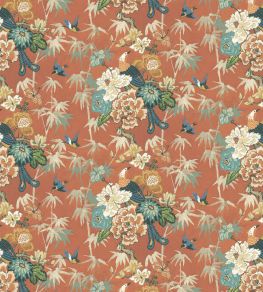 Maluku Wallpaper by Arley House Burnt Orange