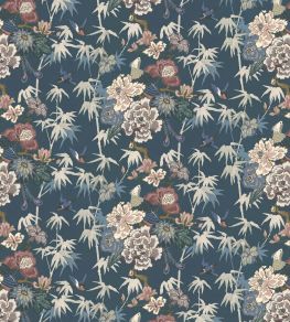 Maluku Wallpaper by Arley House Prussian Blue