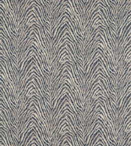 Manda Fabric by Clarke & Clarke Midnight/Linen