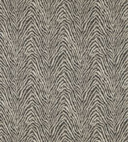 Manda Fabric by Clarke & Clarke Noir/Linen