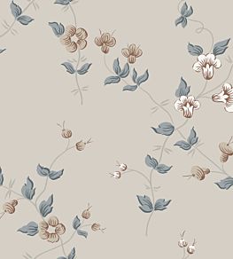 Maria Wallpaper by Sandberg Indigo Blue