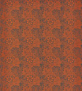 Marigold Fabric by Morris & Co Navy/Burnt Orange