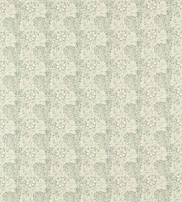 Marigold Outdoor Fabric by Morris & Co Soft Teal