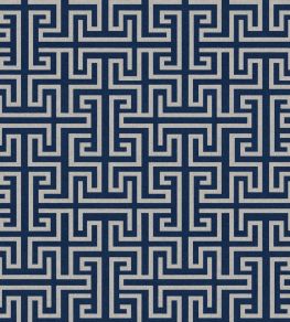 Maze Wallpaper by Coordonne Navy