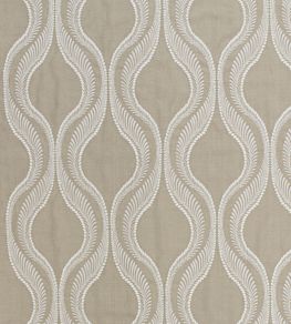 Meander Fabric by James Hare Natural