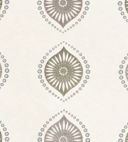 Medallion Fabric by Vanderhurd Grey & Bronze/Moonstone