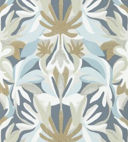 Melora Wallpaper by Harlequin Hempseed / Exhale / Gold