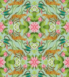 Menagerie Wallpaper by Clarke & Clarke Aqua
