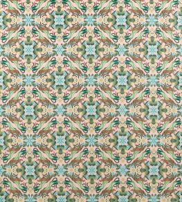 Menagerie Velvet Fabric by Clarke & Clarke Blush