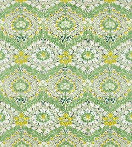 Merton Fabric by Morris & Co Leaf Green/Sky