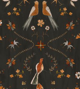 Metaphoric Birds Wallpaper by Coordonne Black
