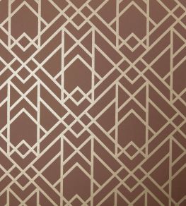 Metro Wallpaper by 1838 Wallcoverings Amber Glow