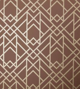 Metro Wallpaper by 1838 Wallcoverings Amber Glow