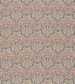 Michaelmas Daisy Fabric by Morris & Co Indigo/Red