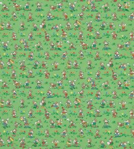 Mickey & Minnie Wallpaper by Sanderson Gumball Green