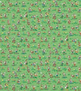 Mickey & Minnie Wallpaper by Sanderson Gumball Green