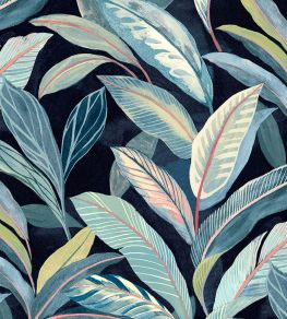 Midi Oasis Fabric by Arley House Indigo