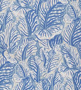 Mille Feuilles Wallpaper by Christopher Farr Cloth Cobalt