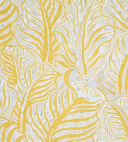 Mille Feuilles Fabric by Christopher Farr Cloth Lemon