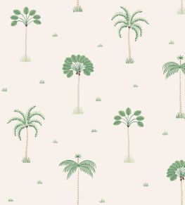 Milo Wallpaper by Sandberg Spring Green