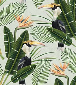 Birds of Paradise Wallpaper by MINDTHEGAP Green