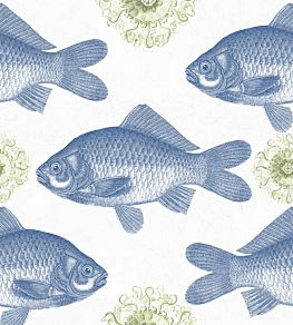 Fish Wallpaper by MINDTHEGAP Blue