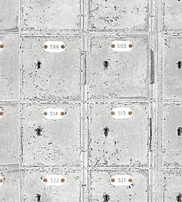 Locker Room Wallpaper by MINDTHEGAP Light Grey