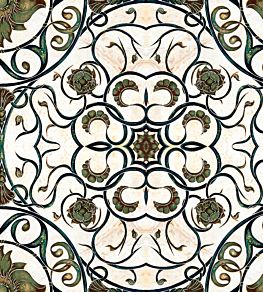 Organic Tile Wallpaper by MINDTHEGAP Green