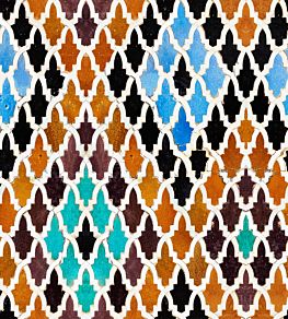 Medersa El Attarine Wallpaper by MINDTHEGAP Black,Blue,Brown