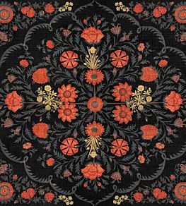 Hindu Bloom Wallpaper by MINDTHEGAP Anthracite