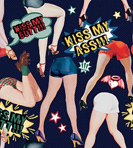 Kiss My Ass Wallpaper by MINDTHEGAP Indigo