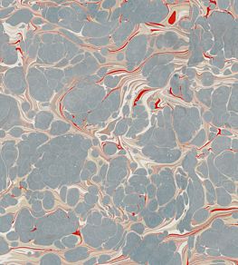 Marbled Wallpaper by MINDTHEGAP Grey, Red, Taupe