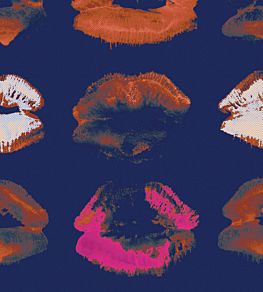 Neon Kiss Wallpaper by MINDTHEGAP Indigo