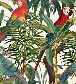 Parrots Of Brasil Fabric by MINDTHEGAP 8