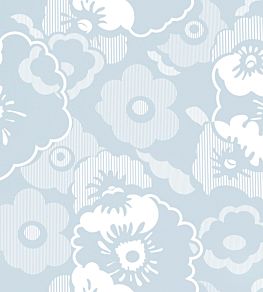 Alice Wallpaper by Mini Moderns Powder Blue