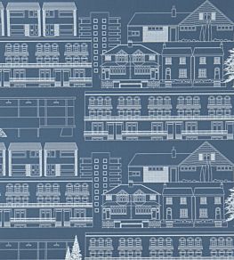 Do you live in a town? Wallpaper by Mini Moderns Blueprint