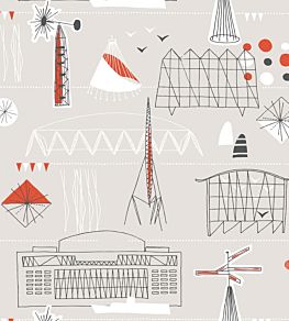 Festival Wallpaper by Mini Moderns Stone