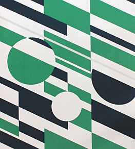 P.L.U.T.O Wallpaper by Mini Moderns Coach Emerald & Silver