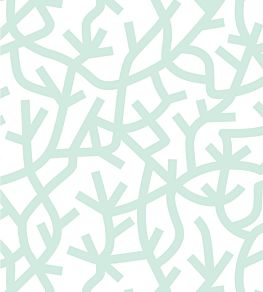 A Forest Wallpaper by Mini Moderns Pale Verdigris