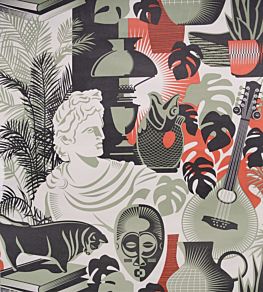 Art Room Wallpaper by Mini Moderns British Lichen