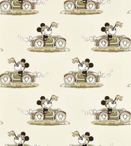 Minnie On the Move Wallpaper by Sanderson Babyccino
