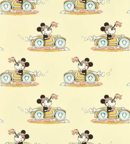 Minnie On the Move Wallpaper by Sanderson Sherbet