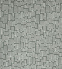 Little Trees Fabric by MissPrint English Grey