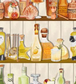 Mixology Wallpaper by Brand McKenzie Ivory