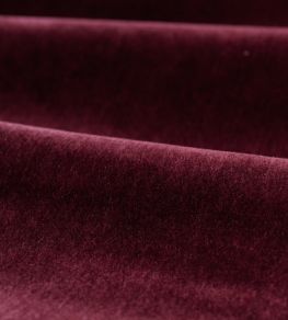 Mohair Fabric by Zoffany Bordeaux