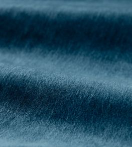 Mohair Fabric by Zoffany Mazarine Blue