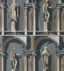 Montacute Wallpaper by Zoffany Grey Fig Grey