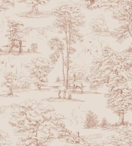 Montfort Wallpaper by Sandberg Terracotta