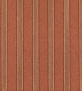 Moray Stripe Fabric by Mulberry Home Russet